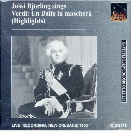 Jussi Björling Sings Verdi (New Orleans, le 20/04/1950)
